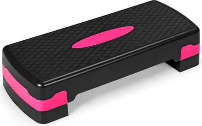 Produktbild von COSTWAY Höhenverstellbarer Aerobic Stepper mit Zwei Stufen von 10 cm und 15 cm, Steppbrett bis 250KG belastbar, Stepbench, Fitness Stepper für das Heim-Fitness Studio und Büro, 66 x 28 x 15cm