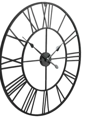 Imagen del producto de Reloj de pared, diseño vintage, movimiento de cuarzo, BLANCO