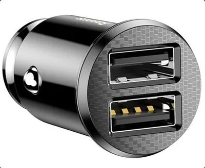 Produktbild von Baseus Grain Ladegerät (Dual USB 5V 3.1A ) Black