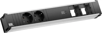 Produktbild von BACHMANN CONI 2xCEE7/3 1xUSB C 60W, Schutzkontakt GST18 Stecker
