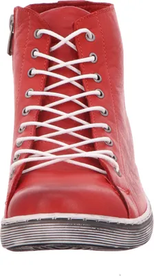 Produktbild von Andrea Conti Damen 0341500 Schnürboots Sneaker High mit Reißverschluss , Größe:38 EU, Farbe:Rot