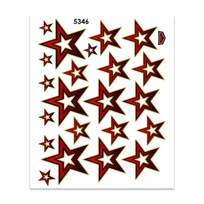 Immagine prodotto di Stella adesiva rossa 35 x 25 cm