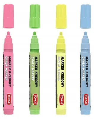 Obrázek produktu pro Toma Křídový popisovač bílý pro tabule 1 ks