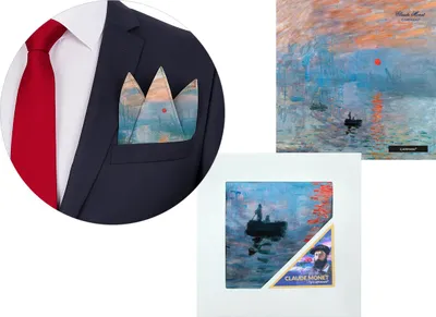 Productafbeelding van Zakdoek - C. Monet, Zonsopgang (CARMANI)