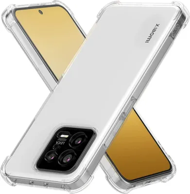 Image de Xiaomi 13 Case, Transparent Soft TPU Bumper, Shockproof Protective Case for Xiaomi 13