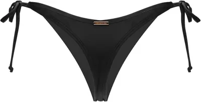 Productafbeelding van RELLECIGA Dames bikini broekje, tanga model, met koordjes, zwart, maat XS/S