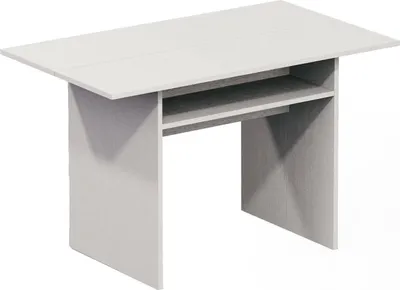Produktbild von Ausziehbarer Tisch Dgalles, Esstisch mit Buchöffnung, ErWeißerbare Mehrzweckkonsole, 100%  Italy, 120x70h75 cm, Weiß