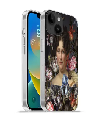 Produktbild von MuchoWow® Handyhülle Schutzhülle Hülle für Apple iPhone 14 - Softcase Kunst - Blumen - Dubois Drahonet Silikon Softcase Handy Hülle - Mobiltelefonhülle