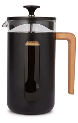 Produktbild von Cafetière, 8 Tassen, Edelstahl, Schwarz - La Cafetière | Pisa