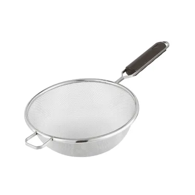 Produktbild von Utensili Cucina Paderno Suppensieb 14 cm Edelstahl/PP schwarz 12622-14