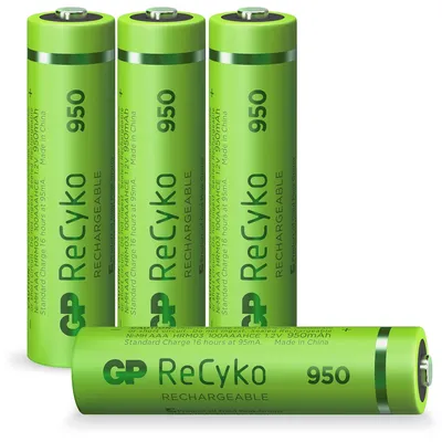 Obrázek produktu pro GP Batteries 120100AAAHCE-C4 1x4 GP ReCyko NiMH Akku AAA 950mAH, ready to use
