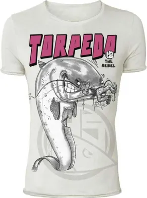 Produktbild von HOTSPOT DESIGN TORPEDO, L, grau-rosa, T-Shirt, TS-RB01003S03