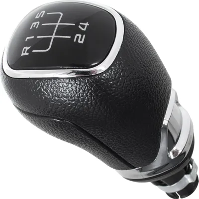 Immagine prodotto di pomello del cambio a 5 velocità in nero/cromo per VW / Audi / Seat / Skoda