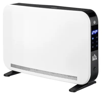 Produktbild von Elektroheizung 2000W Heizlüfter mit 3 Stufen, LED-Anzeige, 24h Timer, temperaturverstellbar für 18m² Räume