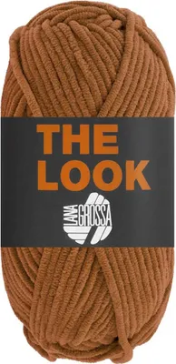 Produktbild von Lana Grossa THE LOOK 100 g samtig weiches und stabiles Chenillegarn 120 m, Farbe:012 - Nougat