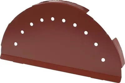Produktbild von PRECIT Abschlusskappe für Firstblech Oxidrot RAL 3009 280 mm