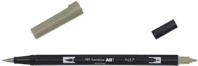 Produktbild von Tombow Tombow ABT Dual Brush Pen N57 Warm Grey 5