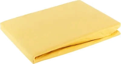 Produktbild von Tuch aus Jersey mit Gummizug D91 120x200 cm, Höhe: 25 cm Senf