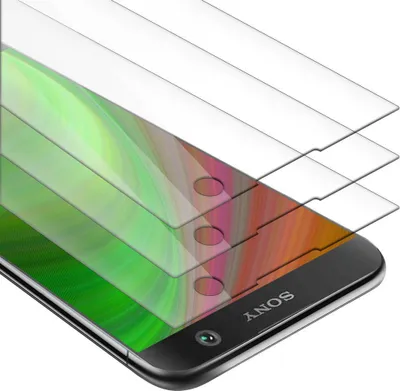 Image de Cadorabo 3x film blindé pour Sony Xperia XA2 ULTRA film de protection en transparent film tempéré verre de protection d'écran