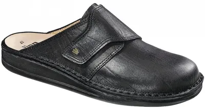 Immagine prodotto di Finn Comfort, Amalfi, uomo, mulo, pelle, nero, NUOVO - scarpe da uomo sandalo / mulo, nero
