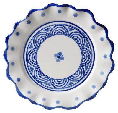Heinen Delfts Blauw – Frühstücksteller Golven Majolica 21,5 cm – Bild 1