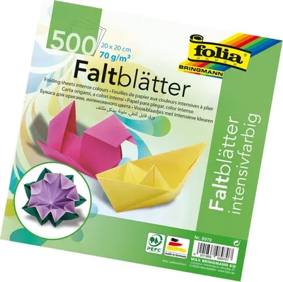 Produktbild von Folia Faltblätter Origami mehrfarbig