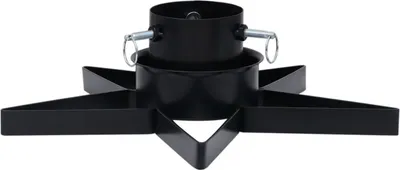 Image de vidaXL Support pour arbre de Noël noir 47x47x13,5 cm