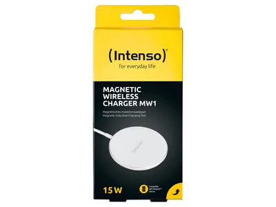 Image de Chargeur magnétique sans fil Intenso MW1 noir