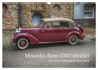 Produktbild von Mercedes Benz 170 Cabriolet (Wandkalender 2027 DIN A3 quer), CALVENDO Monatskalender