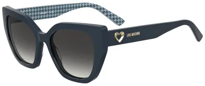 Immagine prodotto di Moschino Love, Occhiali Da Sole, Modello Mol098/S, Montatura Blu, Lenti 54, (Da Donna)