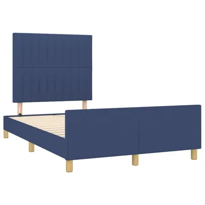 Obrázek produktu pro vidaXL Rám postele bez matrace modrý 120x200 cm látka