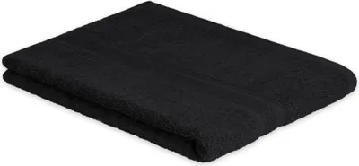 Produktbild von Saunatuch Frottier 500 g/m²  80 x 200 cm Schwarz