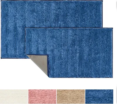 Zdjęcie produktu dla Mata do kąpieli Shine Blue 50 x 80 cm
