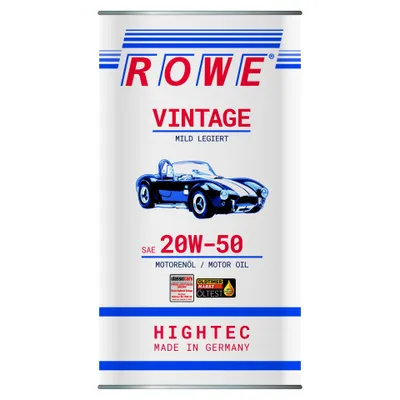 Produktbild von 5 Liter ROWE HIGHTEC VINTAGE SAE 20W-50 MILD LEGIERT