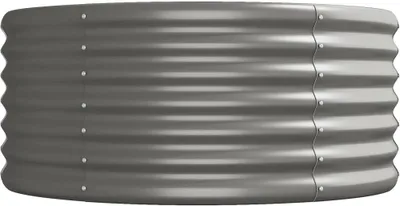 Produktbild von Hochbeet Verzinkter Stahl 440x80x36 cm Grau