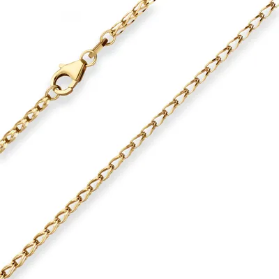Produktbild von 1,7mm Armband Zopfkette Goldarmband Armschmuck aus 375 Gold Gelbgold 18cm