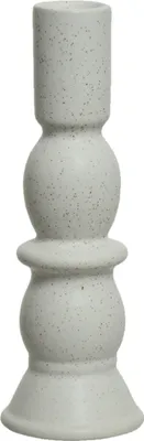 Produktbild von Kerzenständer - Weiß - Porzellan - H 18,5 cm - glasiert