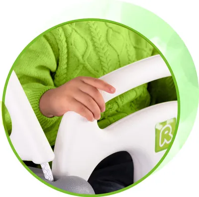 Obrázek produktu pro Huśtawka kubełkowa Słonik 3w1 Ricokids szaro zielona