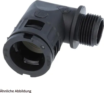 Obrázek produktu pro 15020064250 FLEXA RQW-M Rychlospojka 90° koleno závit M50x1,5 pro vnější průměr hadice 54,5 mm
