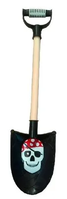 Produktbild von Summertime Plastikschaufel Pirat 49cm, 3 Jahr(e), Kunststoff, Schwarz