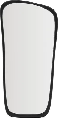 Produktbild von Spiegel Alura 94.5 x 192 x 3.2 cm Teakholz Spanplatte Glas Schwarz