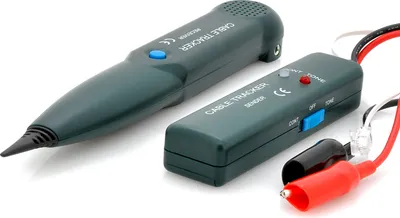 Produktbild von Kabelsucher und Tester mit Bediener + Empfänger