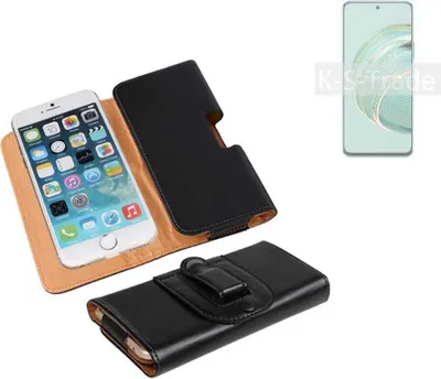 Produktbild von K-S-Trade Schützhülle Handyhülle kompatibel mit Huawei nova 10z Holster Gürtel Tasche Schutzhülle Handy-Tasche Smartphone Case Seitentasche