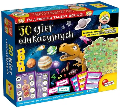 Produktbild von Lisciani Ich bin ein Genie 50 Lernspiele 12913