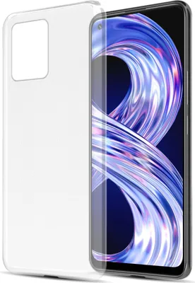 Produktbild von Cadorabo Hülle für Realme 8 4G / 8 PRO Schutz Hülle in Transparent Schutzhülle TPU Silikon Cover Etui Case