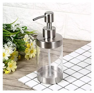 Produktbild von Seifenspender aus Edelstahl 350ml für Flüssigseife und Spülmittel