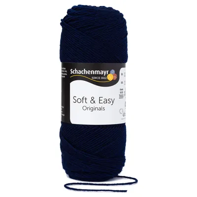 Image de Schachenmayr Soft & Easy, 100g de fils à tricoter main marine