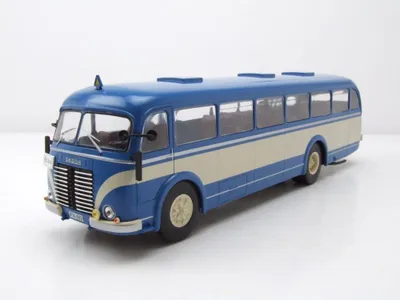 Produktbild von Ixo Models BUS028 Skoda 706 RO Bus 1947 blau weiß 1:43