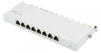 Immagine prodotto di Good Connections Patchpanel Cat.6  8-Port 0,5 HE lichtgrau