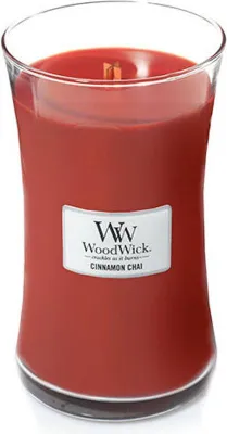 Immagine prodotto di WoodWick 93104 candela di cera Altro Cannella, Vaniglia Rosso 1 pz